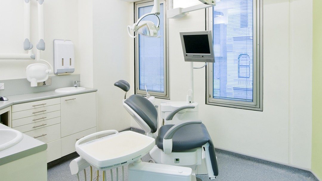 dental chair used for affordable oral surgery at TLC Dental in Sydney CBD